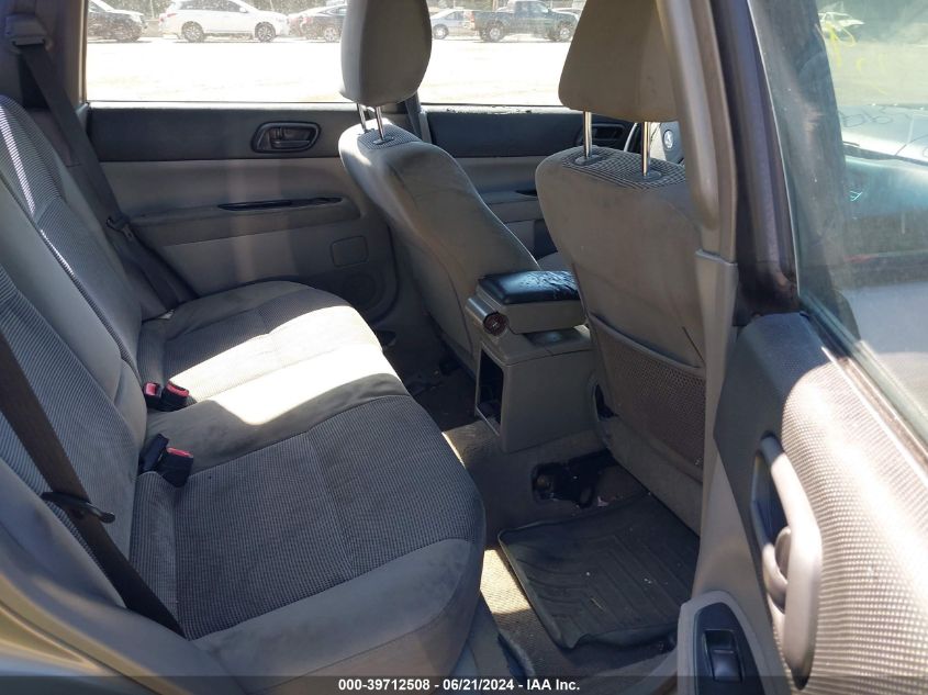 2006 Subaru Forester 2.5X VIN: JF1SG63656G702490 Lot: 39712508