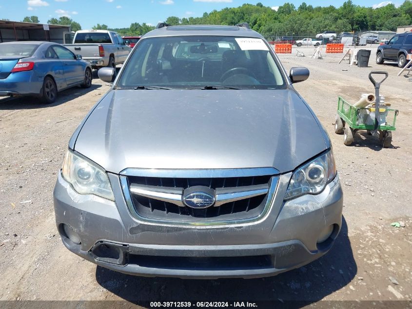 2008 Subaru Outback 2.5I Limited/2.5I Limited L.l. Bean Edition VIN: 4S4BP62C787348391 Lot: 39712539