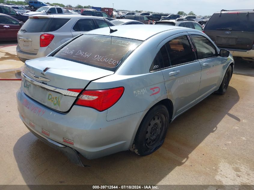 2014 Chrysler 200 Lx VIN: 1C3CCBAB5EN123081 Lot: 39712544