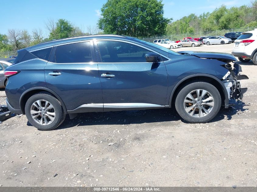 2018 Nissan Murano Sv VIN: 5N1AZ2MH7JN120366 Lot: 39712546