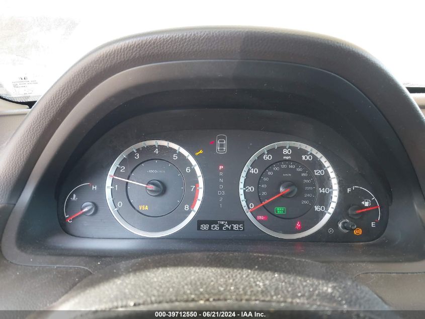 2009 Honda Accord Lx VIN: 1HGCP26369A066437 Lot: 39712550