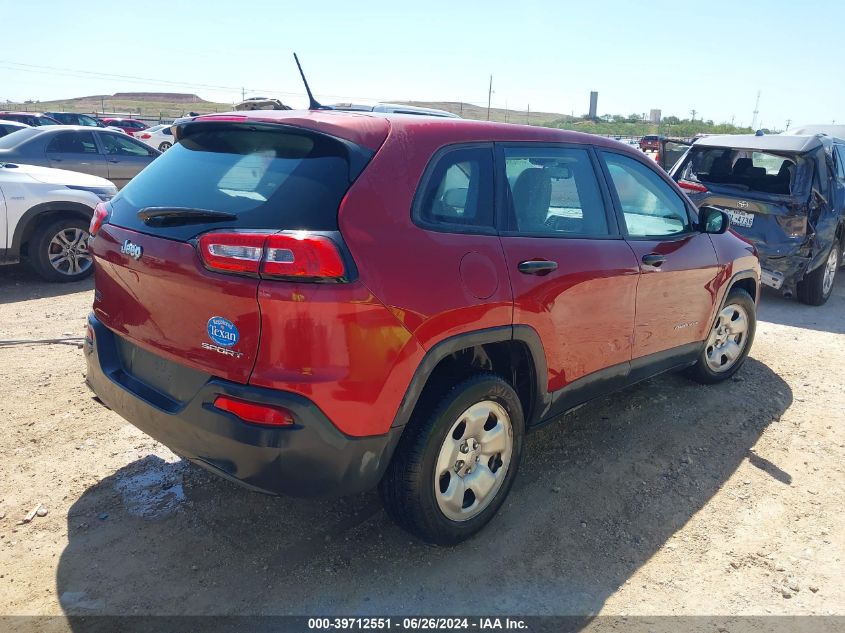 2015 Jeep Cherokee Sport VIN: 1C4PJLAB1FW530917 Lot: 39712551