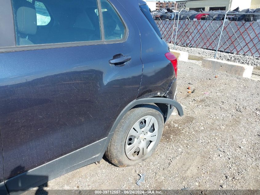 2018 Chevrolet Trax Ls VIN: 3GNCJKSB3JL212441 Lot: 39712557