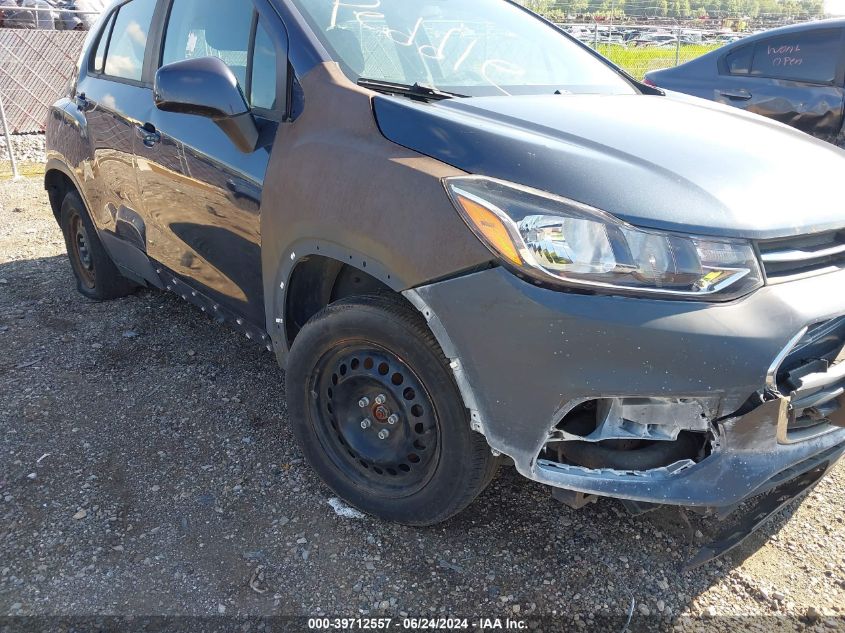 2018 Chevrolet Trax Ls VIN: 3GNCJKSB3JL212441 Lot: 39712557