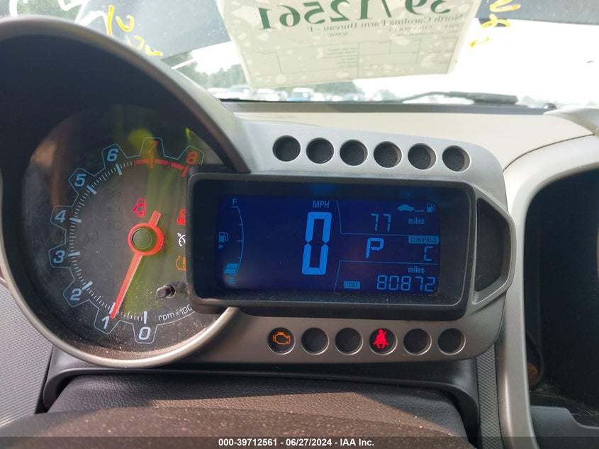 2014 Chevrolet Sonic Lt VIN: 1G1JC5SH9E4157580 Lot: 39712561