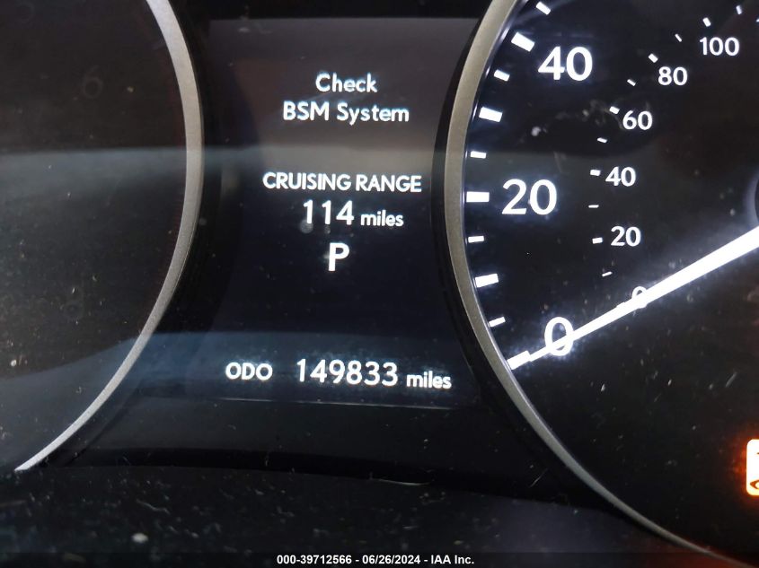 2015 Lexus Es 300H 300H VIN: JTHBW1GGXF2094013 Lot: 39712566