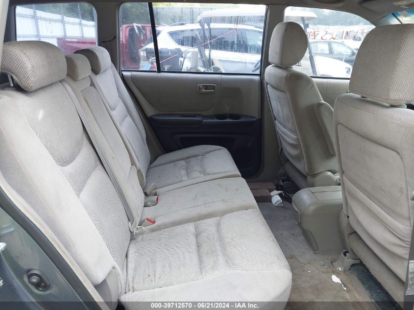 2003 Toyota Highlander V6 VIN: JTEHF21A030143969 Lot: 39712570