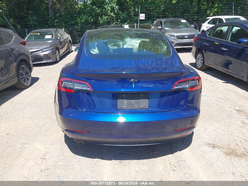 2020 Tesla Model 3 Standard Range Plus Rear-Wheel Drive/Standard Range Rear-Wheel Drive VIN: 5YJ3E1EA5LF611783 Lot: 39712573