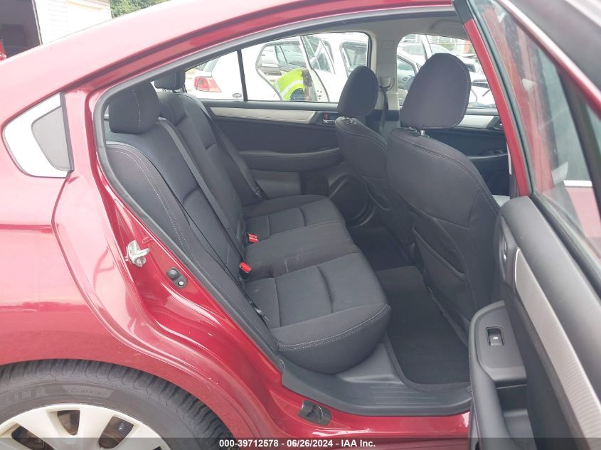 2016 Subaru Legacy 2.5I Premium VIN: 4S3BNBF6XG3015857 Lot: 39712578