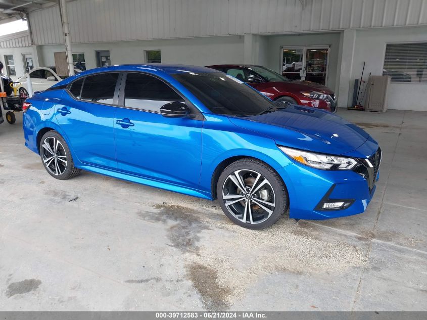 2022 Nissan Sentra Sr VIN: 3N1AB8DV9NY215301 Lot: 39712583