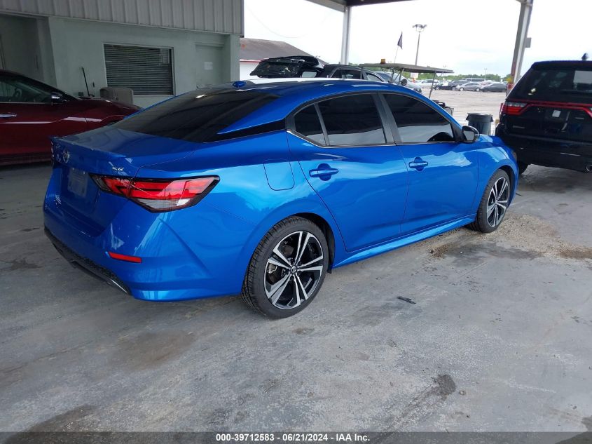 2022 Nissan Sentra Sr VIN: 3N1AB8DV9NY215301 Lot: 39712583