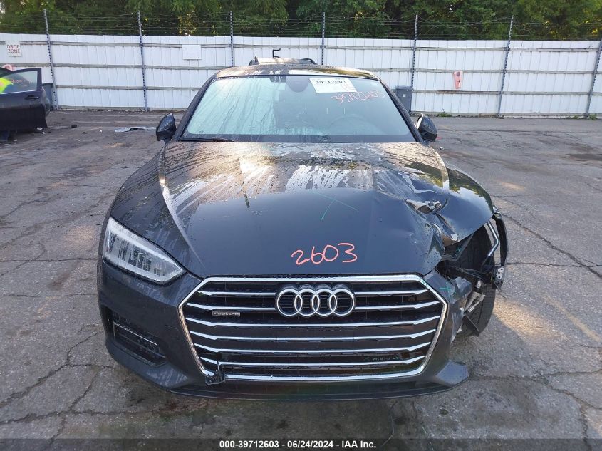 2019 Audi A5 45 Premium VIN: WAUBNDF58KA043421 Lot: 39712603