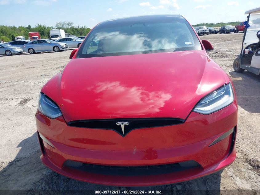 2023 Tesla Model X Dual Motor All-Wheel Drive/Standard Range VIN: 7SAXCDE55PF366813 Lot: 39712617