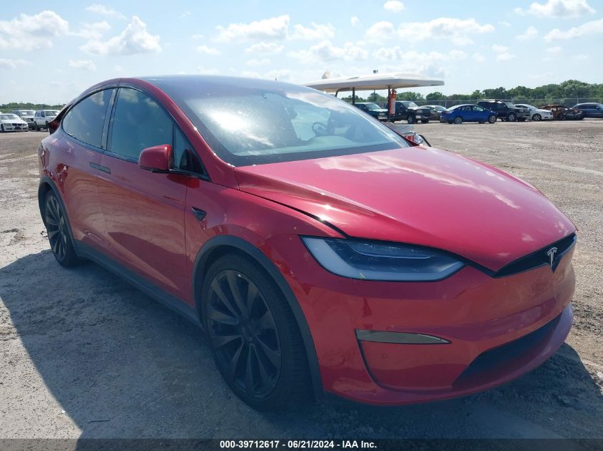 2023 Tesla Model X Dual Motor All-Wheel Drive/Standard Range VIN: 7SAXCDE55PF366813 Lot: 39712617