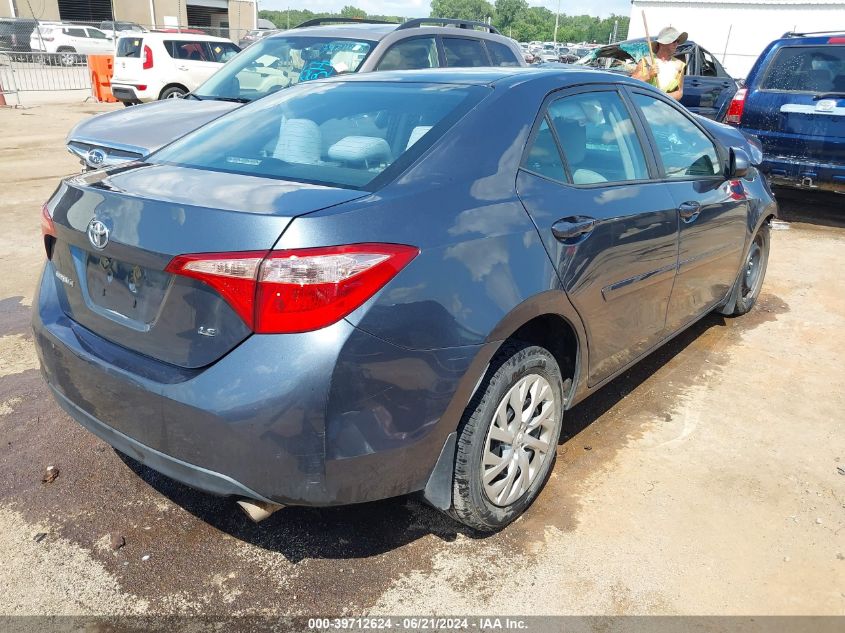 2019 Toyota Corolla Le VIN: 2T1BURHE6KC156523 Lot: 39712624