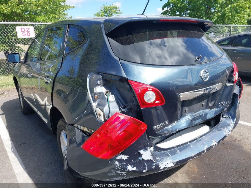 2012 Nissan Rogue S VIN: JN8AS5MV7CW411368 Lot: 39712632