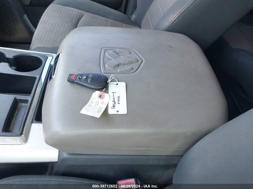 2011 Ram Ram 1500 Slt VIN: 1D7RV1GTXBS672126 Lot: 39712652