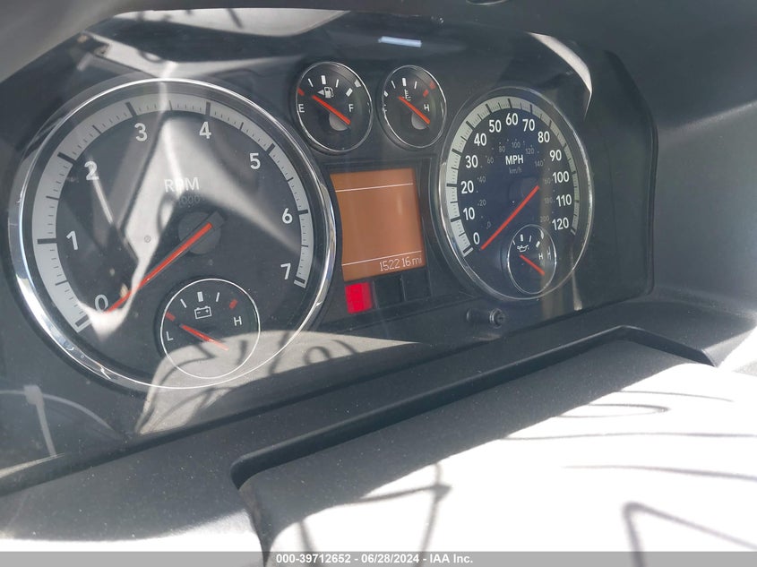 2011 Ram Ram 1500 Slt VIN: 1D7RV1GTXBS672126 Lot: 39712652