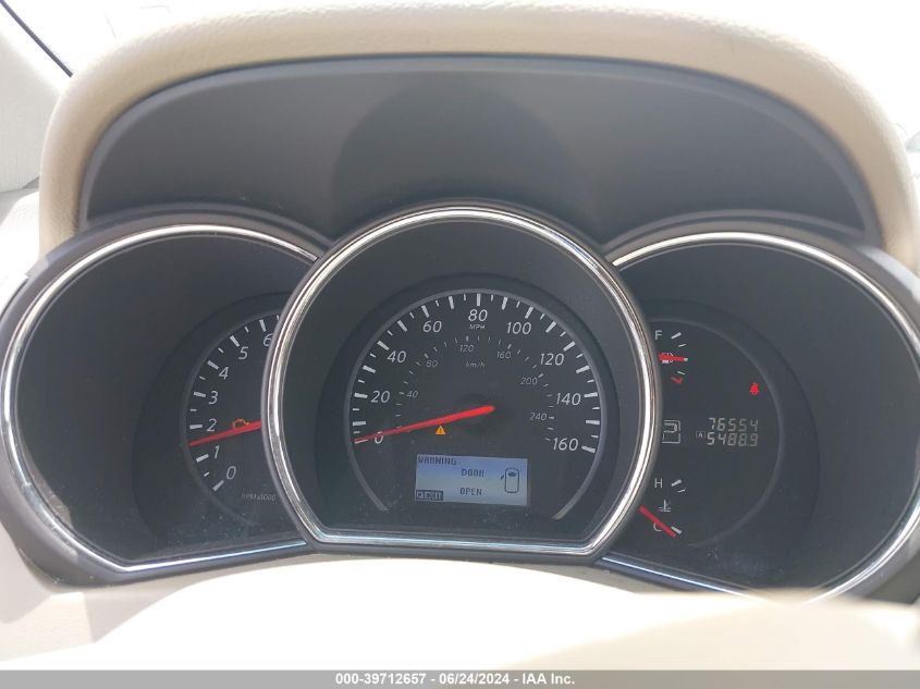 2013 Nissan Murano Sl VIN: JN8AZ1MUXDW204146 Lot: 39712657