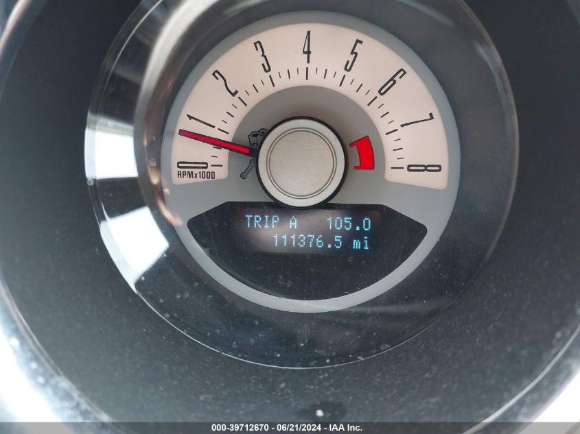 2011 Ford Mustang V6 Premium VIN: 1ZVBP8EM9B5134832 Lot: 39712670