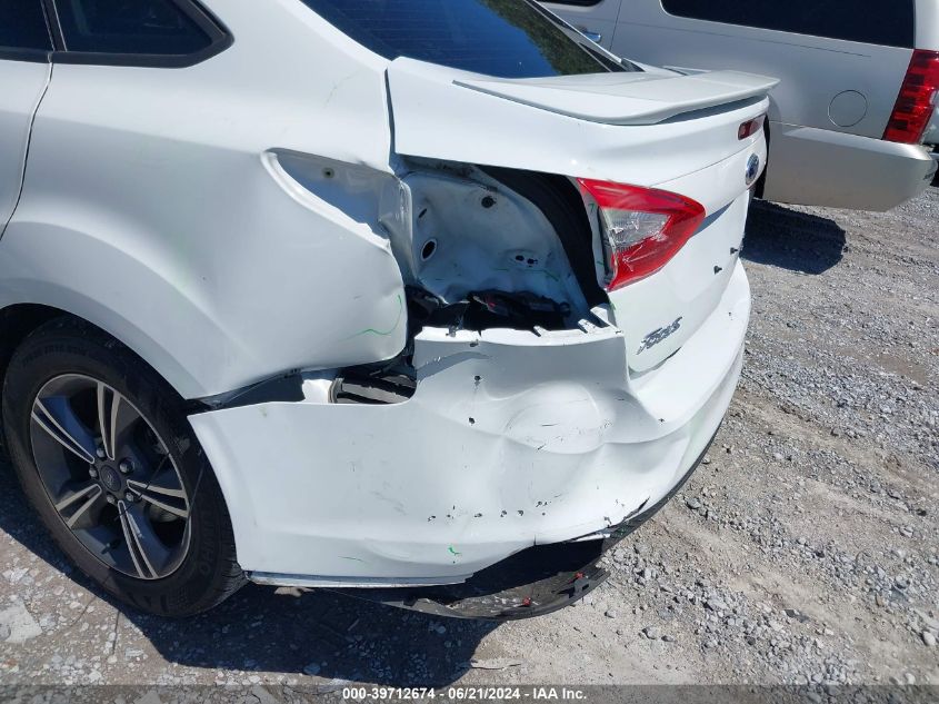 2014 Ford Focus Se VIN: 1FADP3F26EL233853 Lot: 39712674