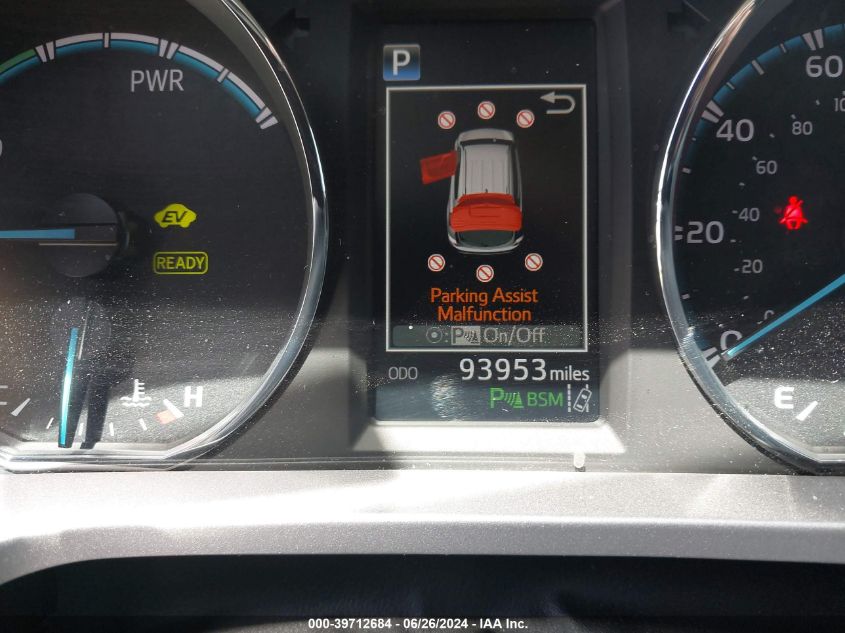 2017 Toyota Rav4 Hybrid Limited VIN: JTMDJREV8HD135626 Lot: 39712684