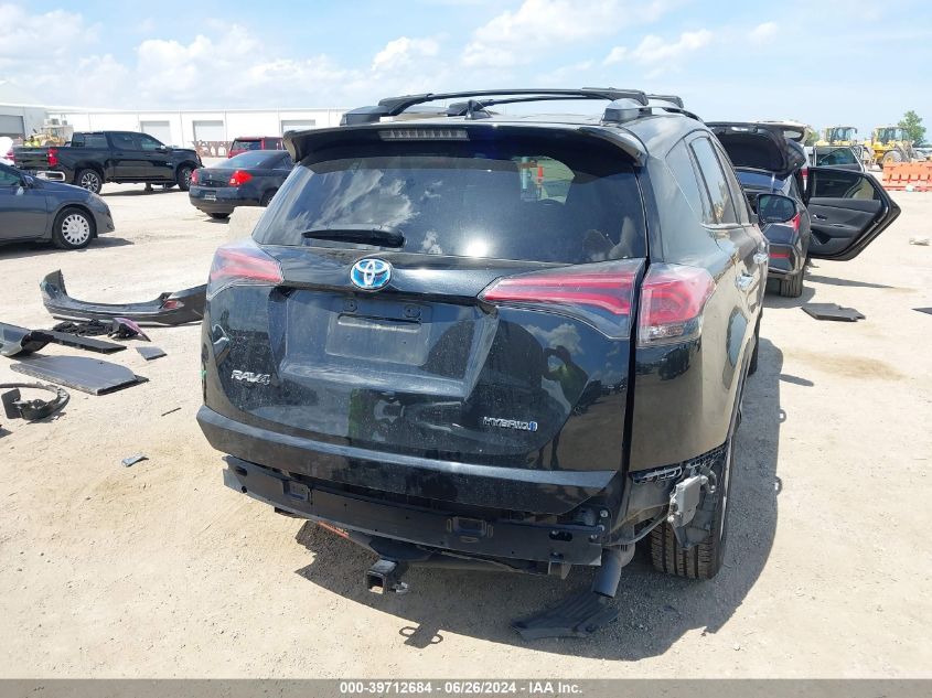 2017 Toyota Rav4 Hybrid Limited VIN: JTMDJREV8HD135626 Lot: 39712684
