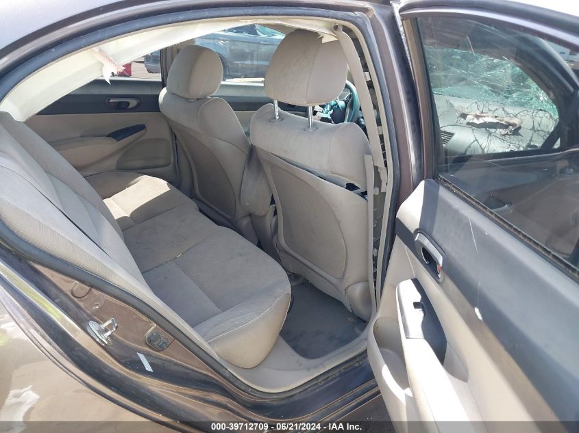 2010 Honda Civic Lx VIN: 2HGFA1F58AH567622 Lot: 39712709