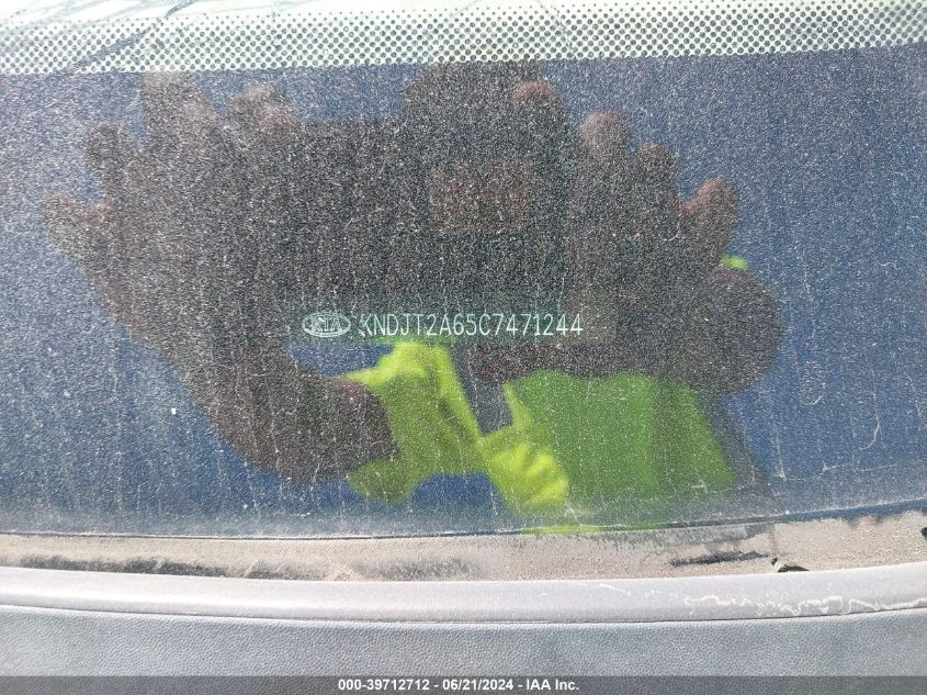 2012 Kia Soul +/!/Sport VIN: KNDJT2A65C7471244 Lot: 39712712