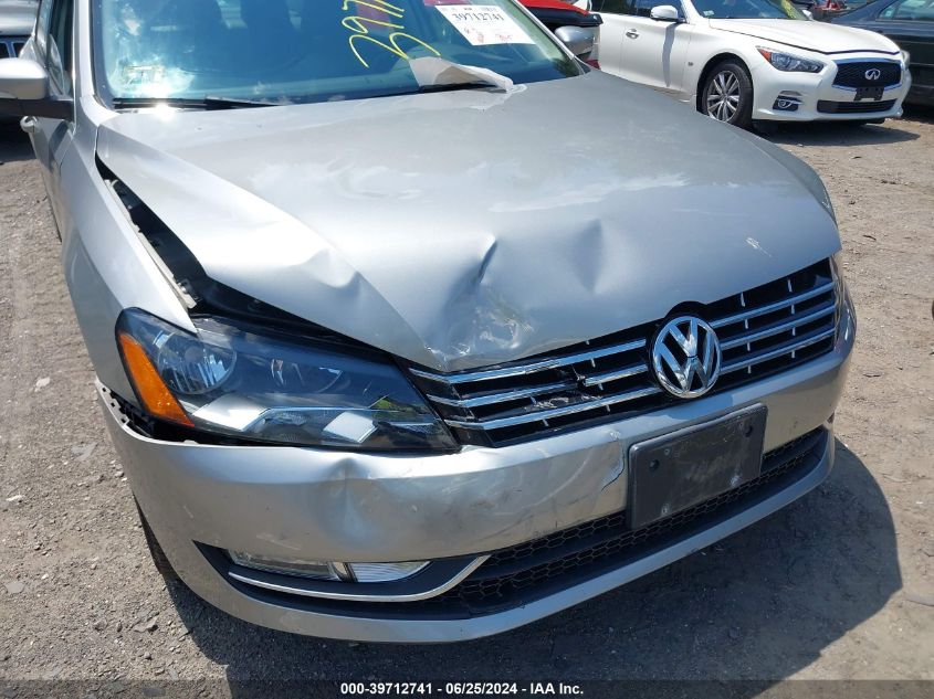 2013 Volkswagen Passat 3.6L V6 Se VIN: 1VWBM7A38DC007021 Lot: 39712741