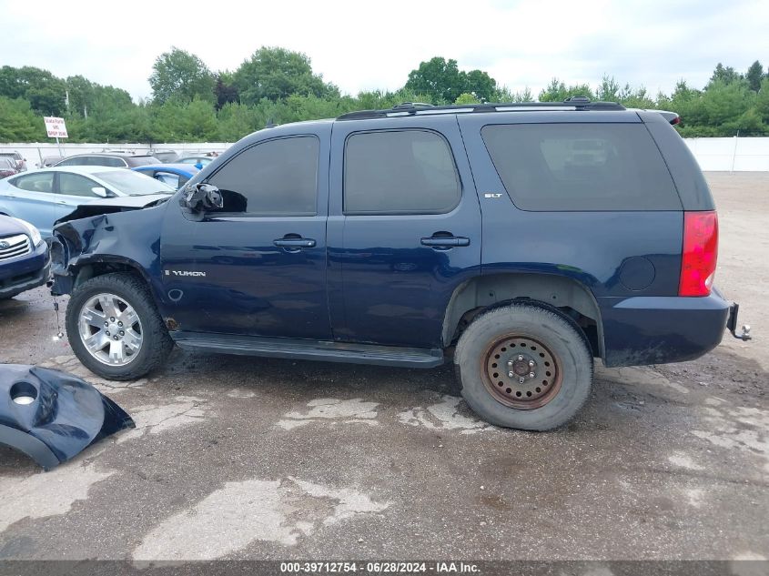 2007 GMC Yukon Slt VIN: 1GKFK13047J207036 Lot: 39712754