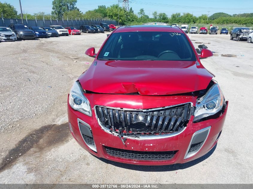 2014 Buick Regal Gs VIN: 2G4GT5GX7E9256313 Lot: 39712766