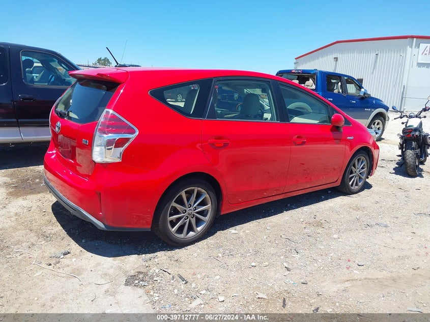 2015 Toyota Prius V Five VIN: JTDZN3EU0FJ033637 Lot: 39712777