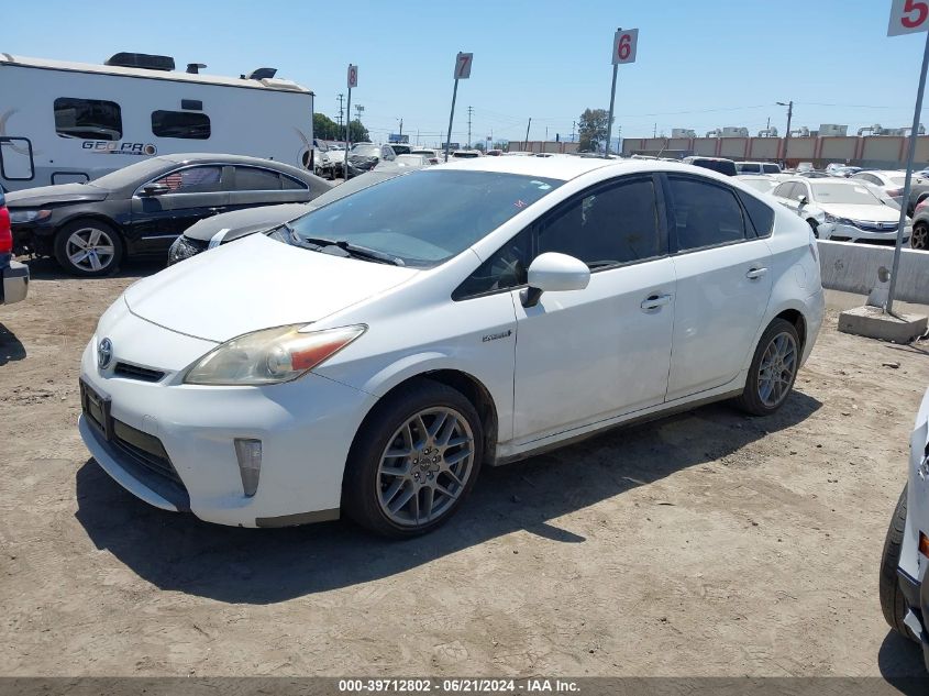 JTDKN3DU6D5590433 2013 Toyota Prius Two