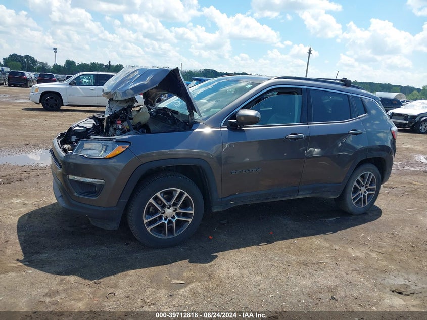 VIN 3C4NJDBB1HT656862 2017 JEEP NEW COMPASS LATITUDE 4X4