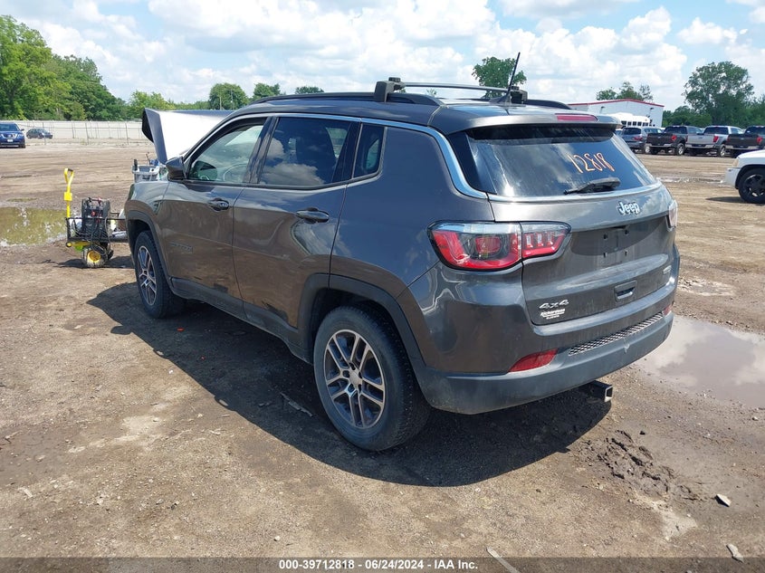VIN 3C4NJDBB1HT656862 2017 JEEP NEW COMPASS LATITUDE 4X4