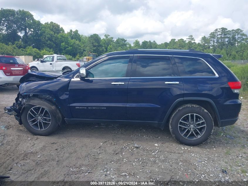 2017 Jeep Grand Cherokee Limited 4X4 VIN: 1C4RJFBG1HC816226 Lot: 39712826