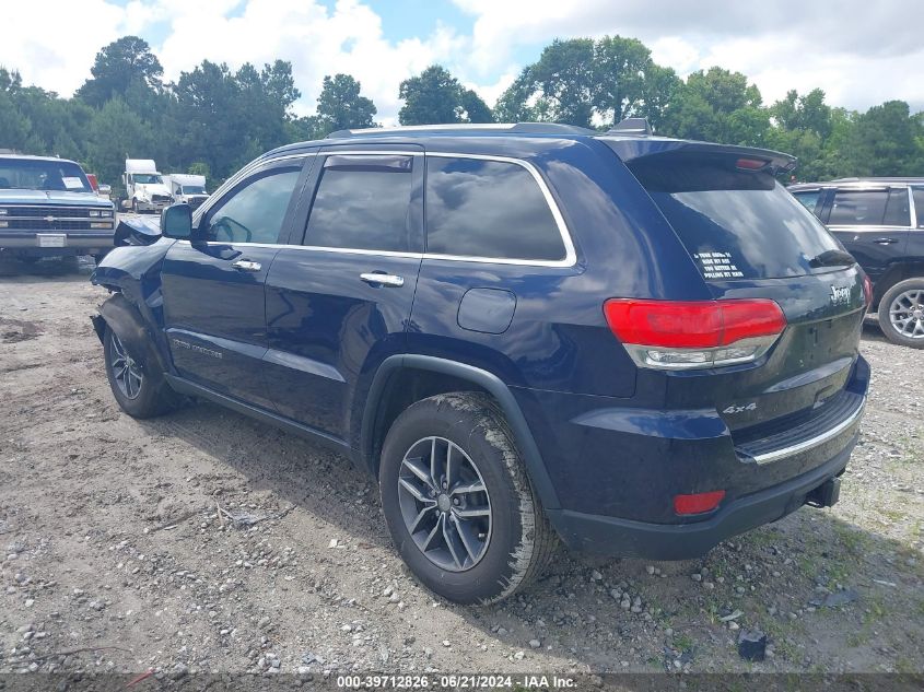 2017 Jeep Grand Cherokee Limited 4X4 VIN: 1C4RJFBG1HC816226 Lot: 39712826