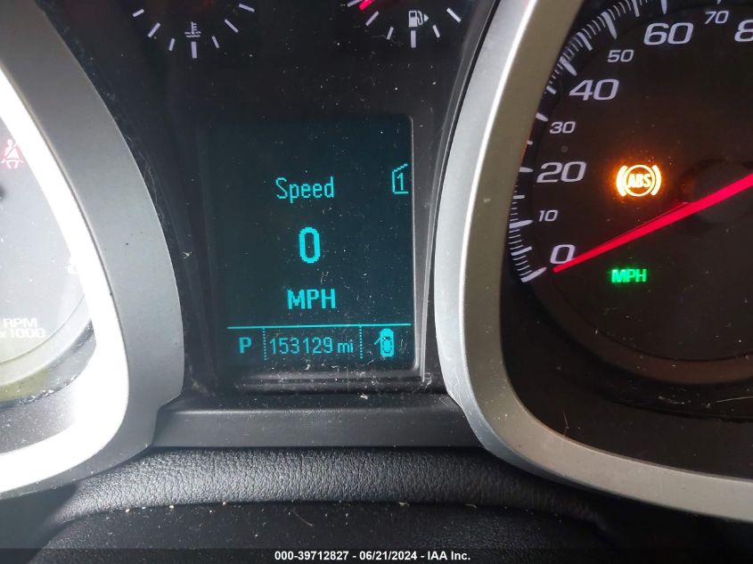 2012 Chevrolet Equinox 1Lt VIN: 2GNFLEE50C6227288 Lot: 39712827