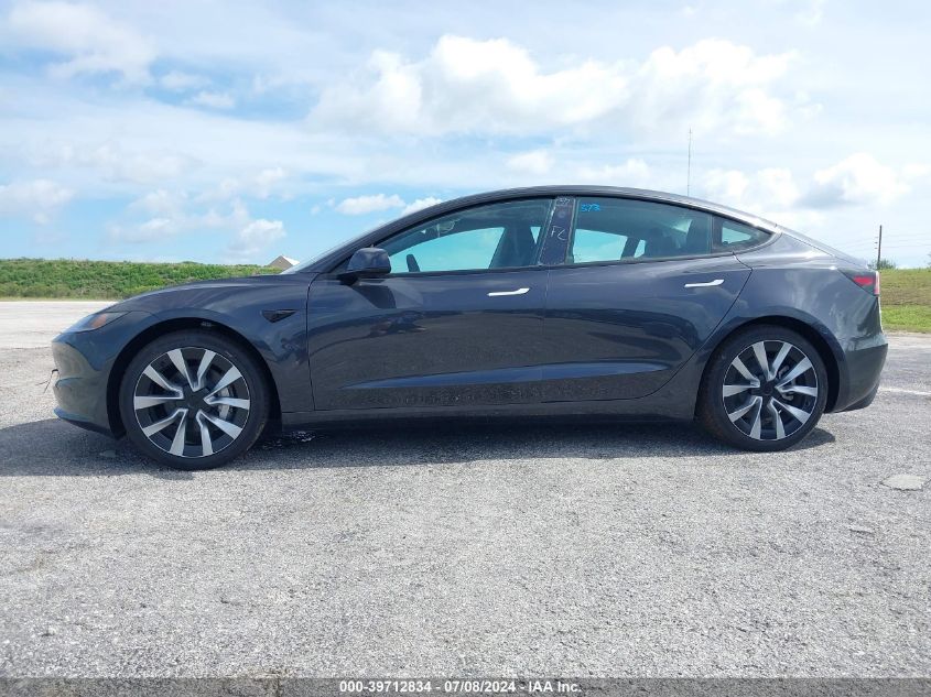 5YJ3E1EA8RF751609 2024 Tesla Model 3 Rear-Wheel Drive