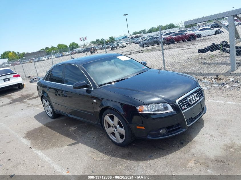 2008 Audi A4 3.2 VIN: WAUEH78E68A157638 Lot: 39712836