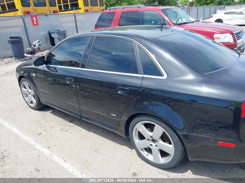 2008 Audi A4 3.2 VIN: WAUEH78E68A157638 Lot: 39712836