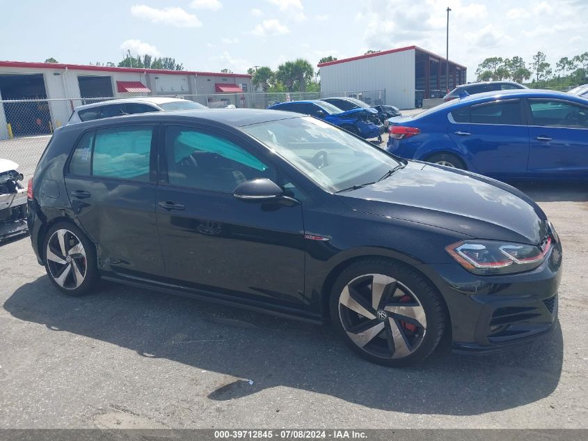 2018 Volkswagen Golf Gti 2.0T Autobahn/2.0T S/2.0T Se VIN: 3VW447AU7JM279877 Lot: 39712845
