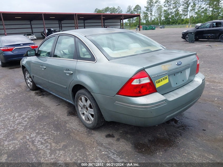 2006 Ford Five Hundred Se VIN: 1FAFP23126G115596 Lot: 39712853