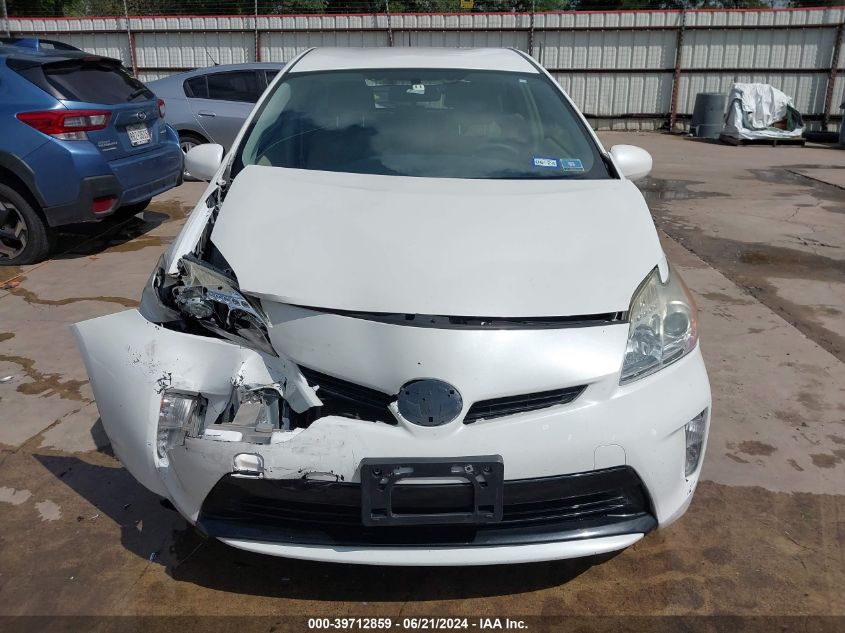 2015 Toyota Prius Two VIN: JTDKN3DU7F1879167 Lot: 39712859