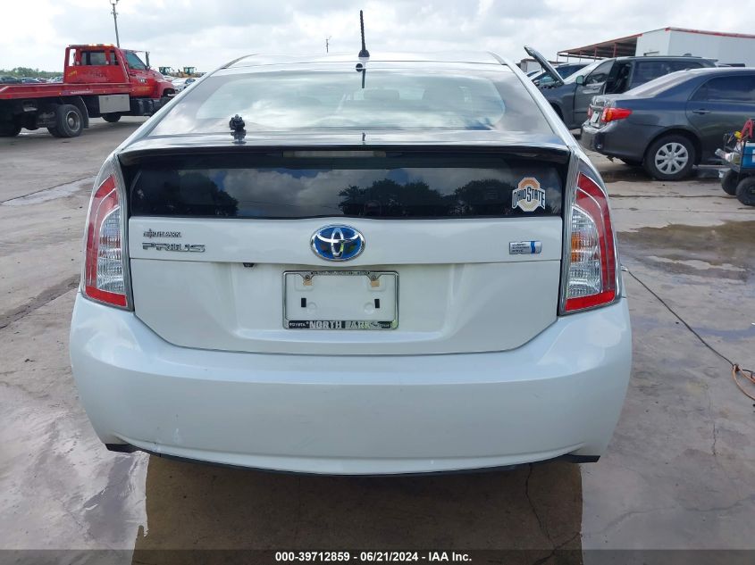 2015 Toyota Prius Two VIN: JTDKN3DU7F1879167 Lot: 39712859