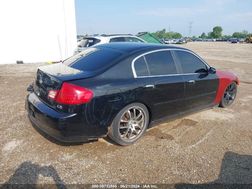 2003 Infiniti G35 VIN: JNKCV51E13M311194 Lot: 39712865