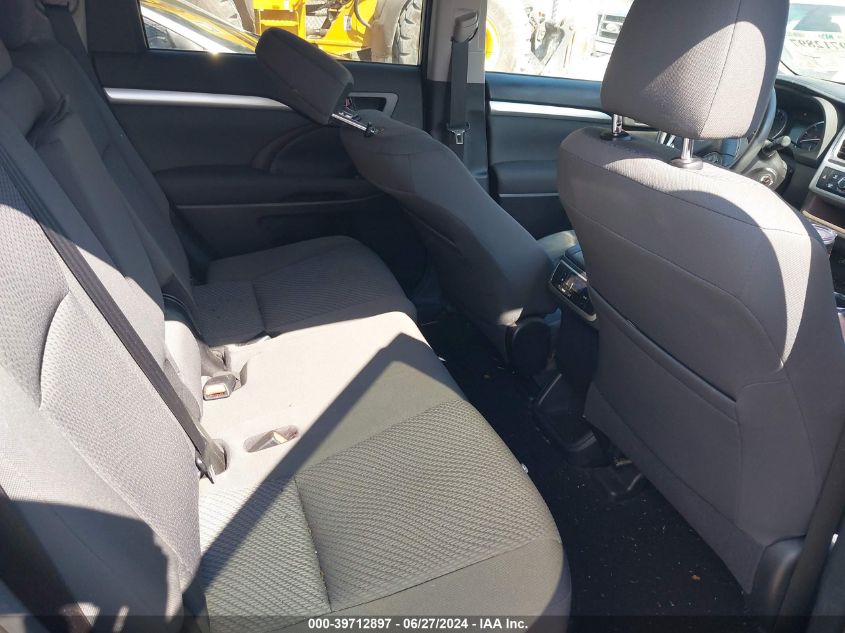 2016 Toyota Highlander Le V6 VIN: 5TDZKRFH4GS167651 Lot: 39712897