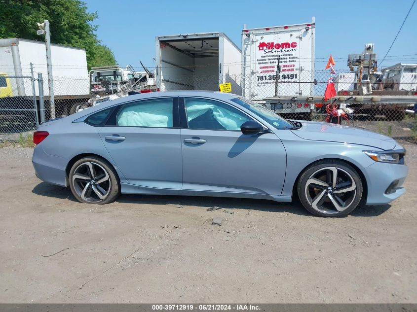 2022 Honda Accord Sport Special Edition VIN: 1HGCV1F46NA033988 Lot: 39712919