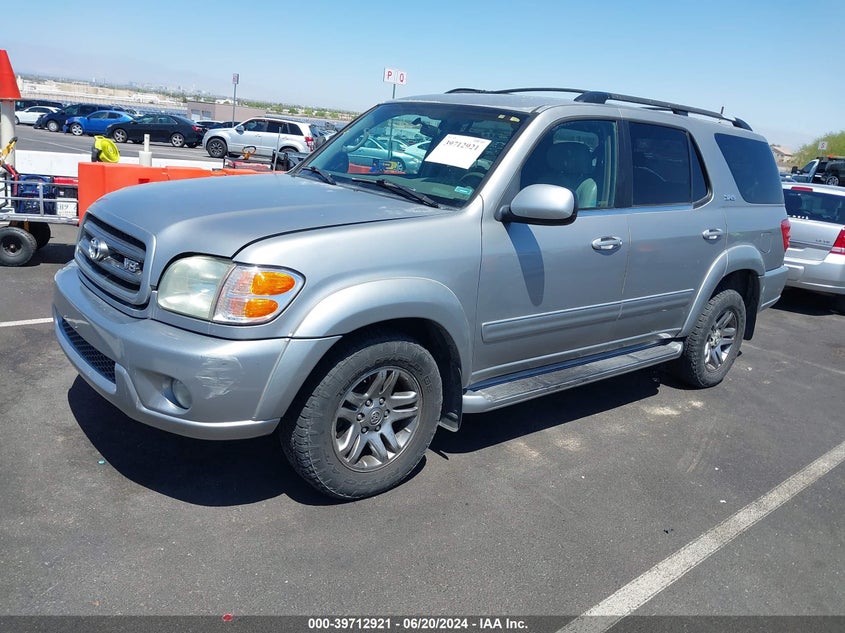 2002 Toyota Sequoia Sr5 V8 VIN: 5TDZT34A12S111434 Lot: 39712921